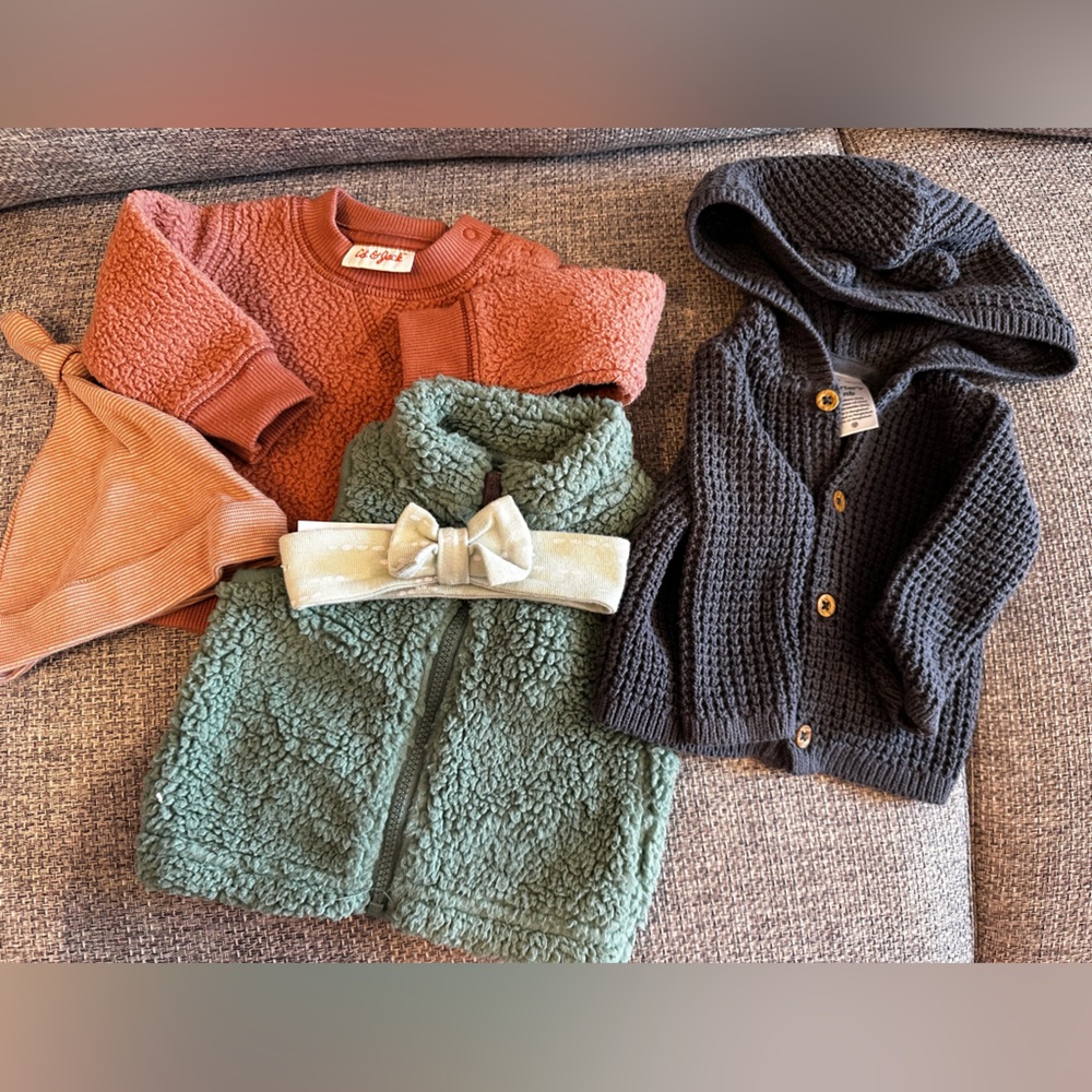 Carter's Kids Sweatshirts & Hoodies - Black, Green, Pink